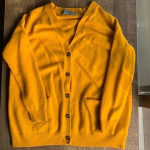 Orange Cardigan